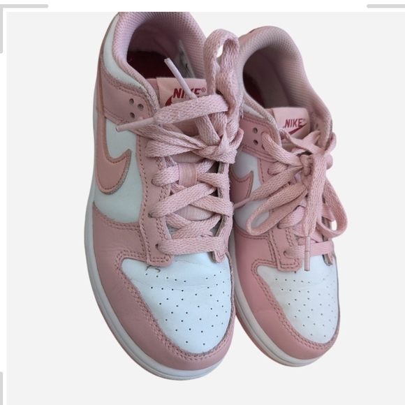 Pre-owned Nike Kids Pink and White Sneakers - Picture 4 of 11